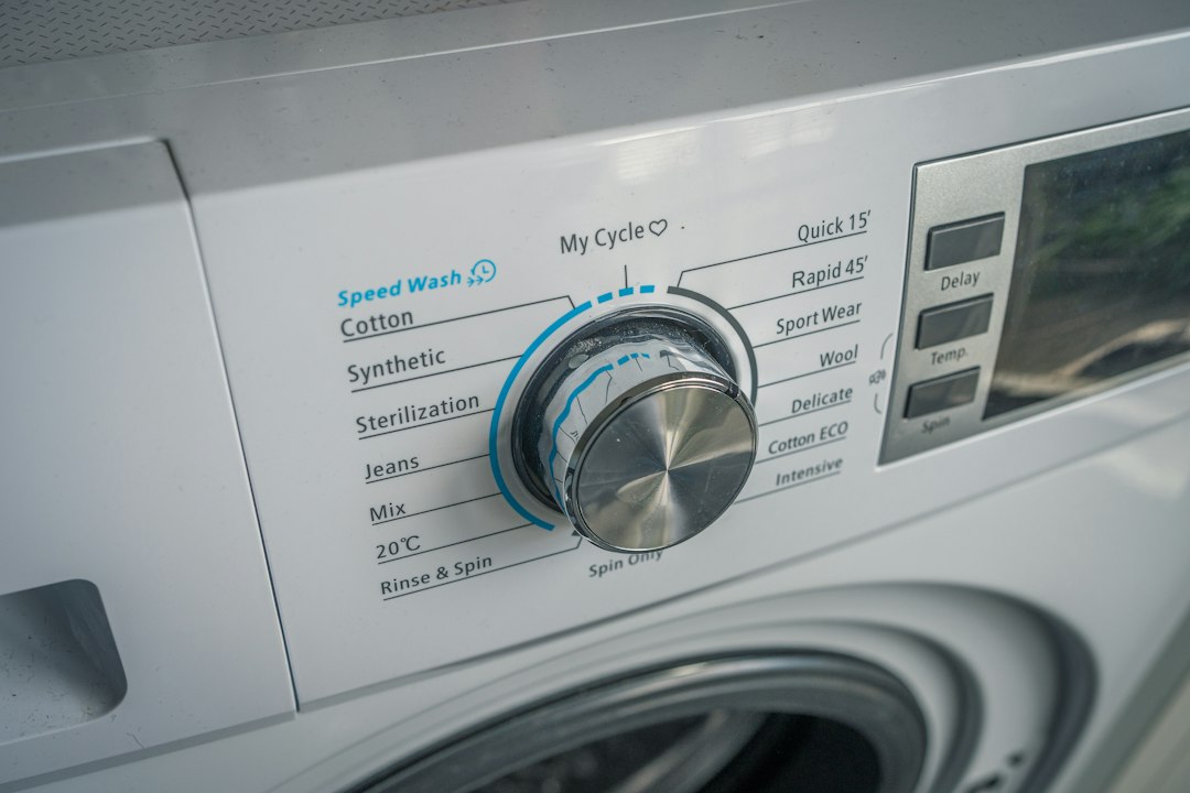 Washing-machine cycle selector and controls