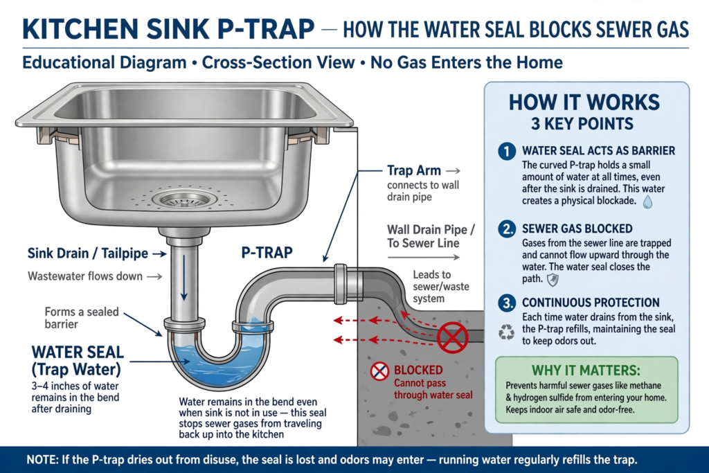 How to clean and fix kitchen sink smells