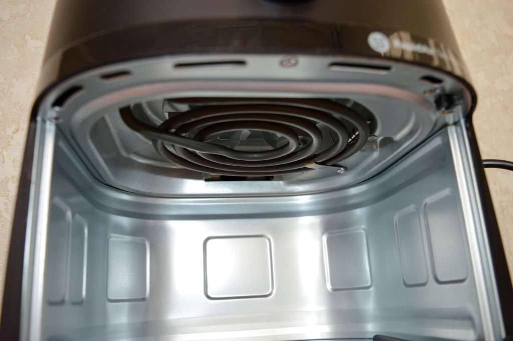 clean air fryer heating element