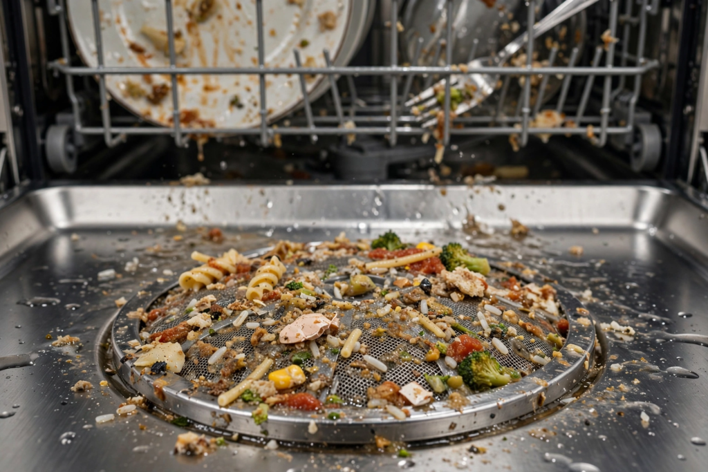 dirty dishes dishwasher